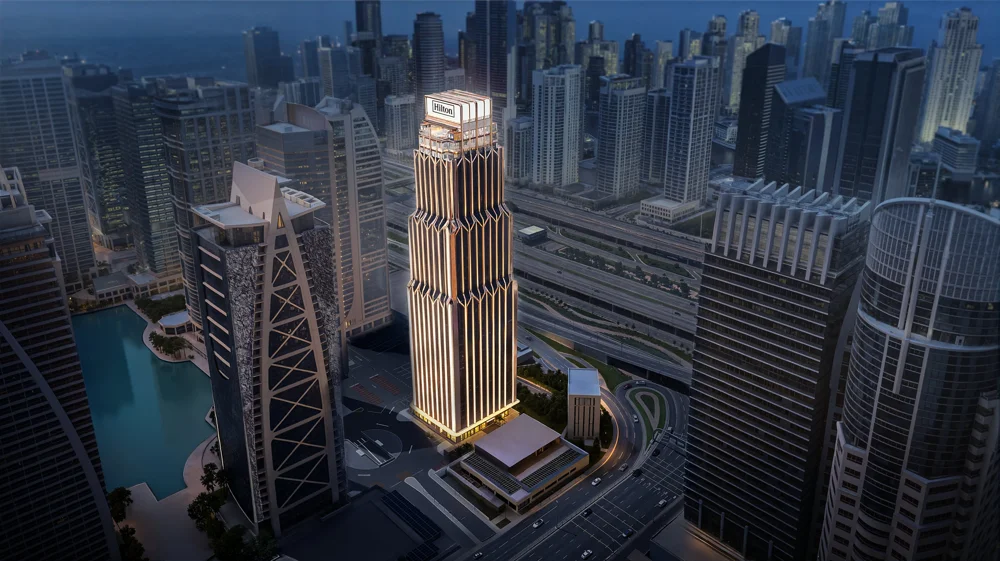 Hilton Residences JLT development rendering in JLT, Dubai