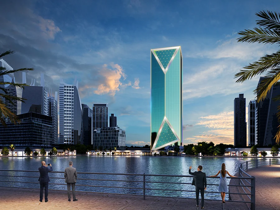 ME DO RE Business development rendering in JLT, Dubai